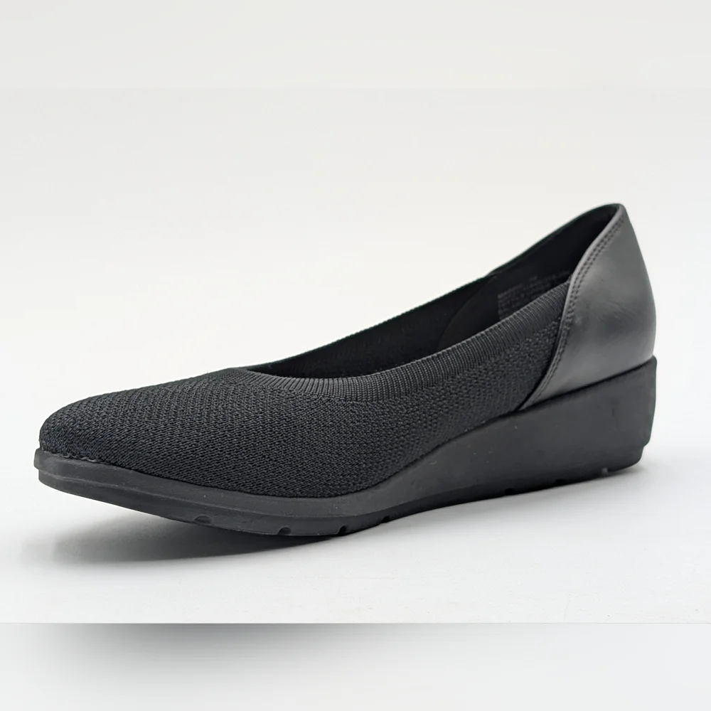 Kim Rogers Maddie Sz 7M Ultra Comfort Supported Technology Footbed Black Loafers